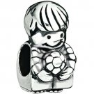 Authentic Chamilia Little Boy Give Back Program Charm Bead GE-25 "Gift Boxed"