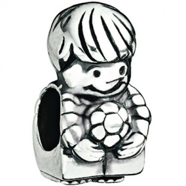 Authentic Chamilia Little Boy Give Back Program Charm Bead GE-25 "Gift Boxed"