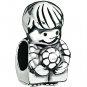 Authentic Chamilia Little Boy Give Back Program Charm Bead GE-25 "Gift Boxed"