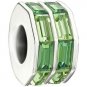 Authentic Chamilia Double Baguette - Green Charm Bead 2083-0400 "Gift Boxed"