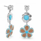 Authentic Lauren G Adams Falling Flowers Earrings E-72701 75990
