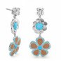 Authentic Lauren G Adams Falling Flowers Earrings E-72701 75990