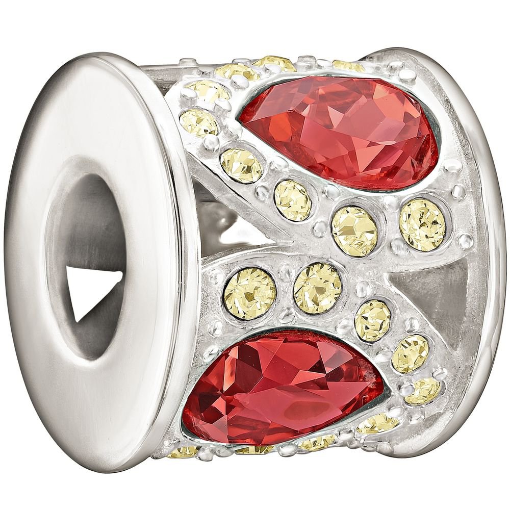 Authentic Chamilia Royal Petals - Red and Yellow Charm Bead 2083-0451 ...