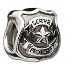 Authentic Chamilia Serve & Protect Charm Bead 2010-3016 "Gift Boxed"