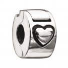 Authentic Chamilia Heart Lock Charm Bead MB-2 "Gift Boxed"