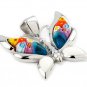 AUTHENTIC MURANO BUTTERFLY MILLEFIORI ANIMAL PENDANT 8MP376MLT BY ALAN K