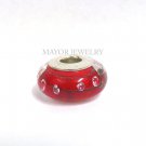 Authentic Chamilia City Lights Collection - Orange Steel Charm Bead 2116-0078