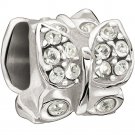 New Authentic Chamilia Flutter - Crystal Swarovski Charm Bead 2025-0982