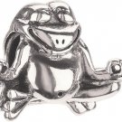 Authentic Chamilia Yoga Frog Charm Bead GB-38 "Gift Boxed"