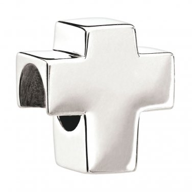 Authentic Chamilia Holy Cross Charm Bead 2010-3029 "Gift Boxed"