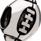 Authentic Chamilia Football Charm Bead GD-6 "Gift Boxed"