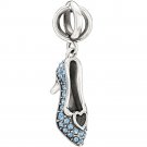 Authentic Chamilia Disney Cinderella's Slipper Charm Bead  2025-0989 Gift Boxed"