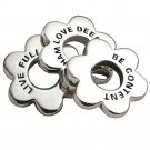 Authentic Chamilia Words to Live By Charm Bead 2010-3040 "Gift Boxed"