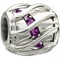 Authentic Chamilia Enchanting Spiral - Purple Swarovski 2025-0919