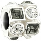 Authentic Chamilia Circle & Square - Black & White 2083-0403