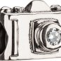 Authentic Chamilia Camera - Clear CZ Charm Bead JA-24 "Gift Boxed"