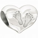 Authentic Chamilia Baby's First Steps Charm Bead 2025-0957 "Gift Boxed"