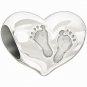 Authentic Chamilia Baby's First Steps Charm Bead 2025-0957 "Gift Boxed"