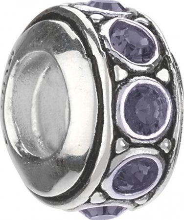 Authentic Chamilia - Wheel - June Birthstone Swarovski Charm Bead I-54