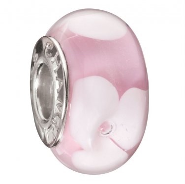 Authentic Chamilia Pink Petals Charm Bead O-50 "Gift Boxed"