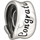 Authentic Chamilia Congratulations Charm Bead 2010-3088