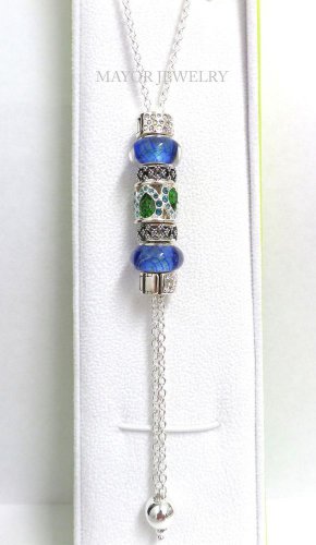 Authentic Chamilia Necklace - Drop Chain with Charm Gift Set #23