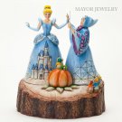 New Disney Jim Shore Cinderella and Fairy Godmother Figurine 4037503