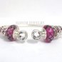 Authentic Chamilia Silver Bangle Bracelet with Charm Gift Set #12
