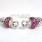 Authentic Chamilia Silver Bangle Bracelet with Charm Gift Set #12