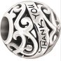 Authentic Chamilia Thank You Charm Bead 2010-3081 "Gift Boxed"