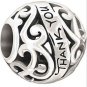 Authentic Chamilia Thank You Charm Bead 2010-3081 "Gift Boxed"