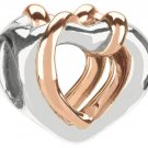 Authentic Chamilia Entwined Hearts Charm KC-79
