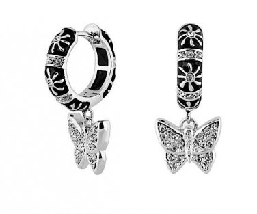 Authentic Lauren G Adams Charming 2 Butterfly Earring E-54904 54177