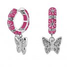 Authentic Lauren G Adams Charming 2 Butterfly Earring E-54904 76806