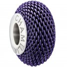 Authentic Chamilia Urban Links - Purple Charm Bead 2010-3077