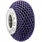Authentic Chamilia Urban Links - Purple Charm Bead 2010-3077