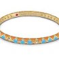 Authentic Lauren G Adams Stackable Fiesta Design Bangle B-57606G 78151