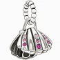 New Authentic Chamilia Disney Ariel's Shell Pink Swarovski Charm Bead 2025-0987