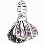 New Authentic Chamilia Disney Ariel's Shell Pink Swarovski Charm Bead 2025-0987