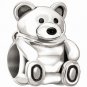 Authentic Chamilia Teddy Bear Charm Bead 2010-3082 "Gift Boxed"