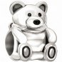 Authentic Chamilia Teddy Bear Charm Bead 2010-3082 "Gift Boxed"