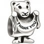 Authentic Chamilia Thank You Beary Much Charm Bead 2010-3091 "Gift Boxed"