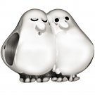 Authentic Chamilia Love Birds Charm Bead 2010-3084 "Gift Boxed"