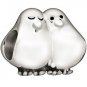 Authentic Chamilia Love Birds Charm Bead 2010-3084 "Gift Boxed"