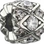 Authentic Chamilia Shimmering Stones - Clear Charm Bead JB-36A "Gift Boxed"