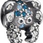 Authentic Chamilia Crab - Multi Blue Swarovski Charm Bead  JC-9 "Gift Boxed"
