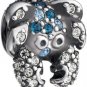 Authentic Chamilia Crab - Multi Blue Swarovski Charm Bead  JC-9 "Gift Boxed"
