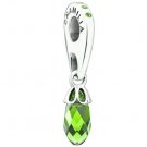Authentic Chamilia Briolette - Fern Green Swarovski 2025-0796