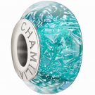 Authentic Chamilia Turquoise Sparkle Charm Bead 2116-0099 "Gift Boxed"