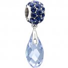 Authentic Chamilia Splendor Briolette - Blue Swarovski 2025-0932